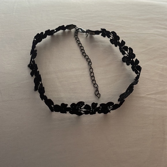 3 Black Lace Choker Necklaces - Picture 2 of 3